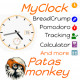 myClock : Time, breadcrump, Pomodoro  und Calculator