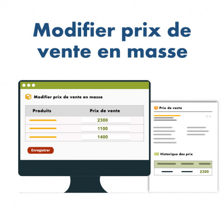 MODIFIER PRIX DE VENTE EN MASSE