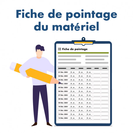 Fiche de Pointage du Matériel